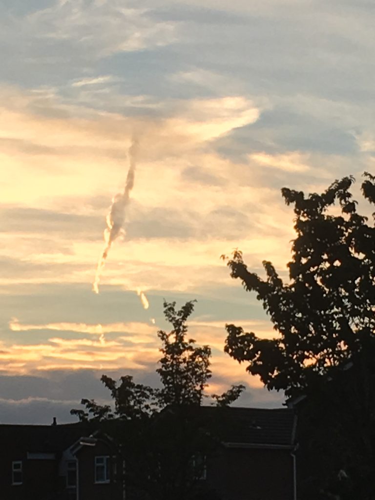 Unusual Cloud in Hoddesdon, Hertfordshire